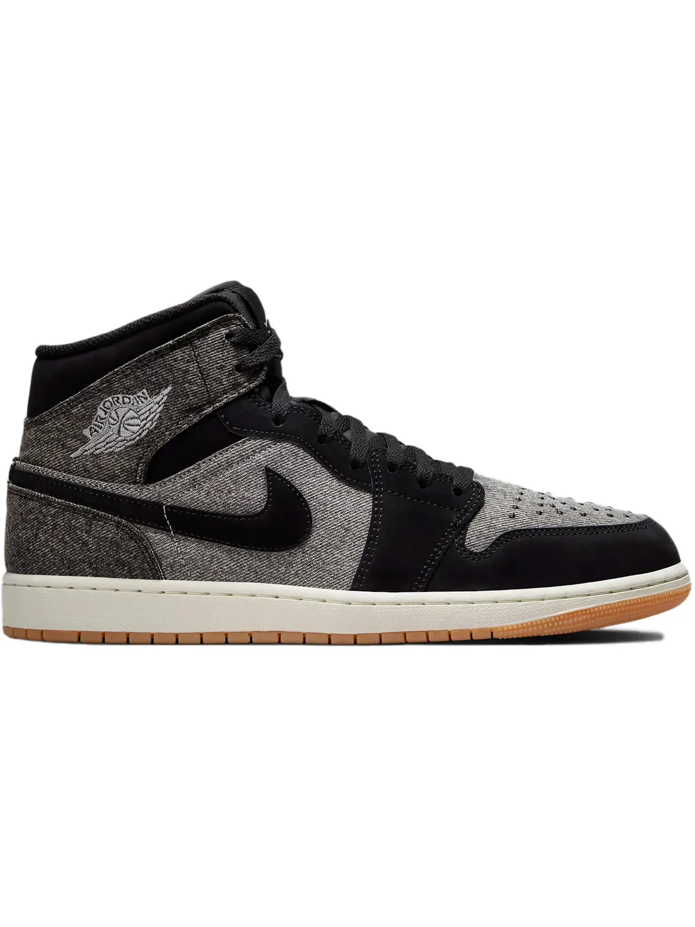 Мужские кроссовки Lifestyle Jordan 1 Mid SE Black Denim Jordan — изображение 1 из 1