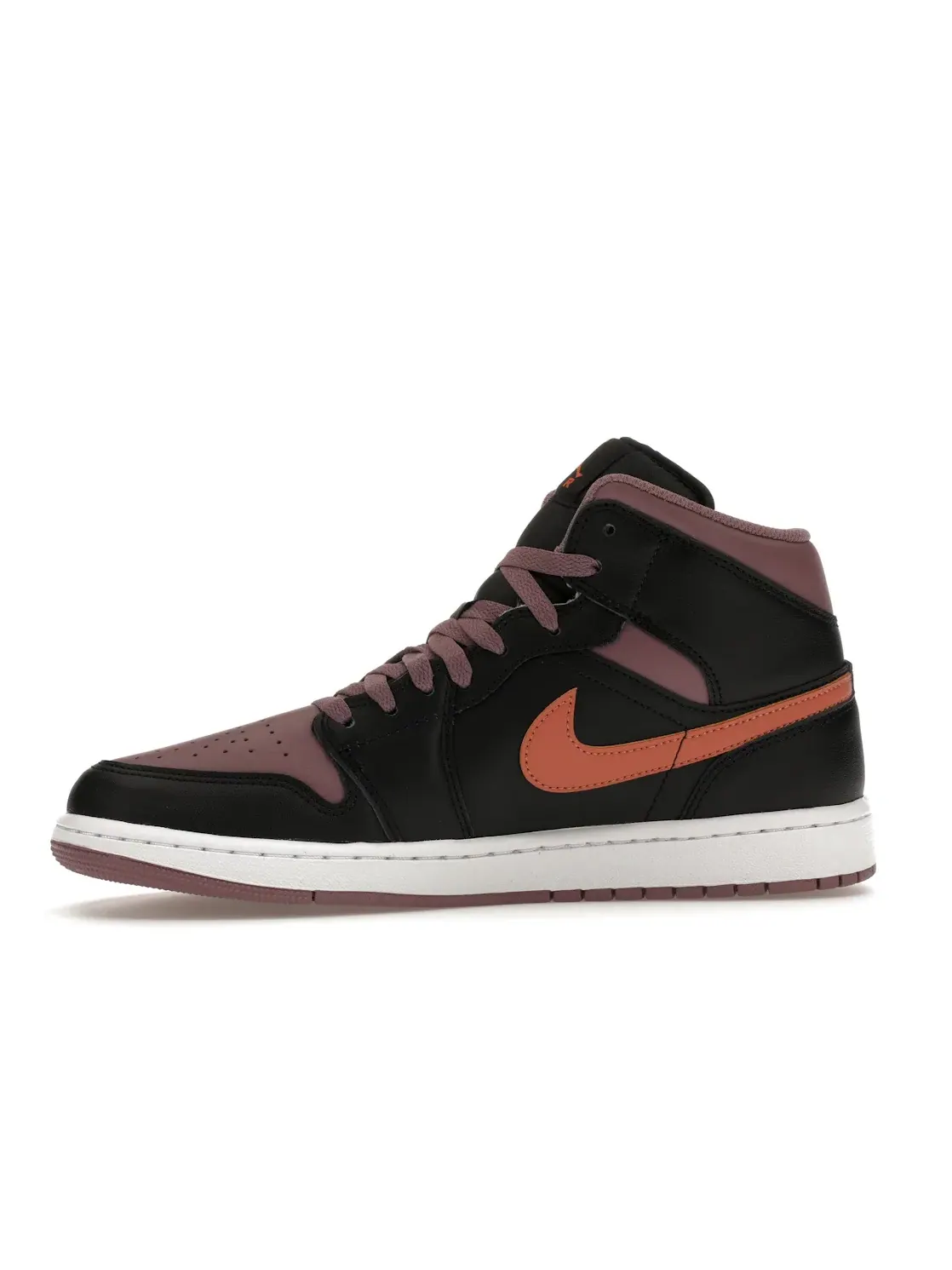 Мужские кроссовки Air Jordan 1 Mid SE Jordan — изображение 3 из 4, черный//белый/оранжевый