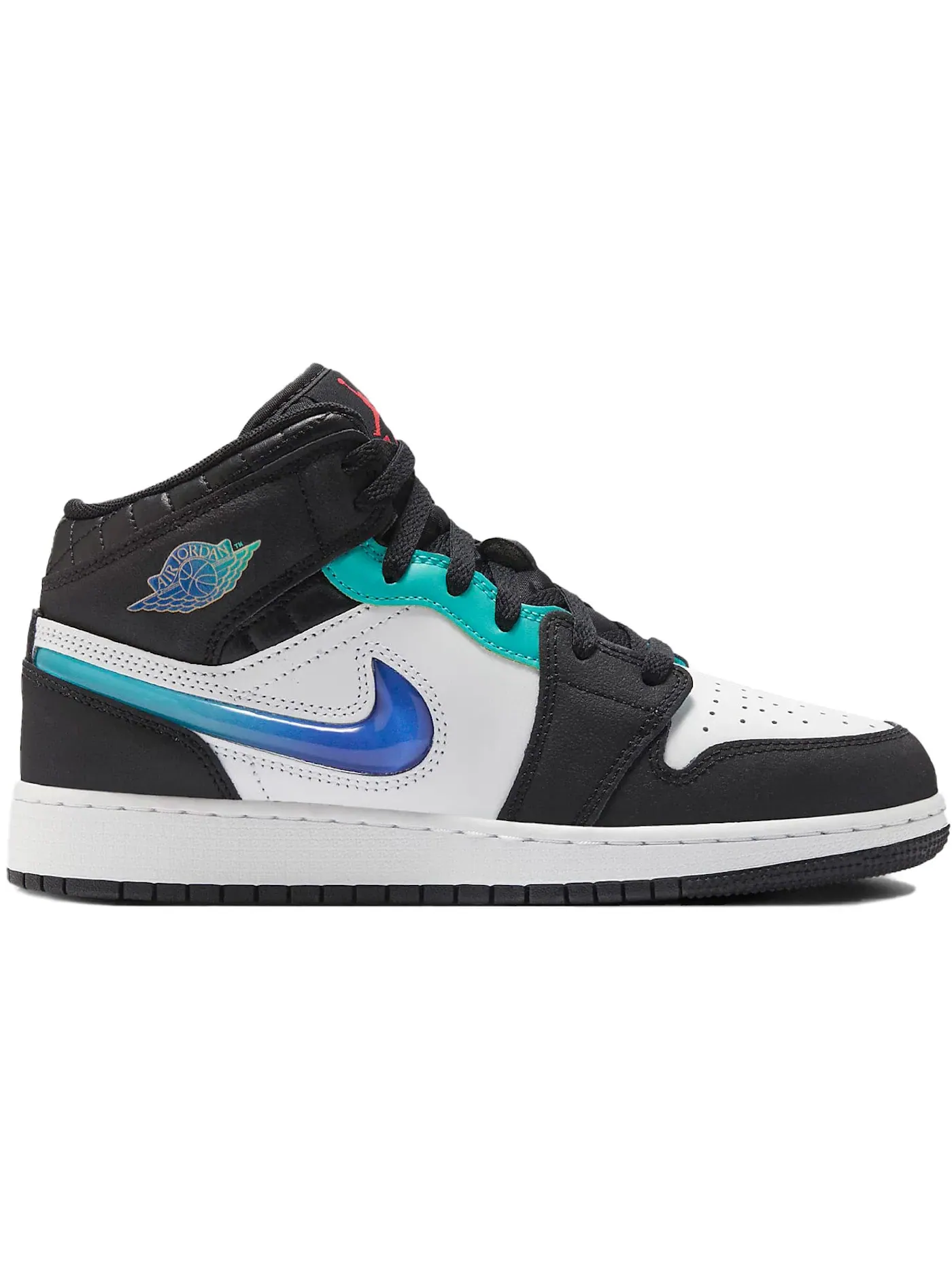 Детские кроссовки Lifestyle Jordan 1 Mid SE — изображение 1 из 1, черный/белый//красный
