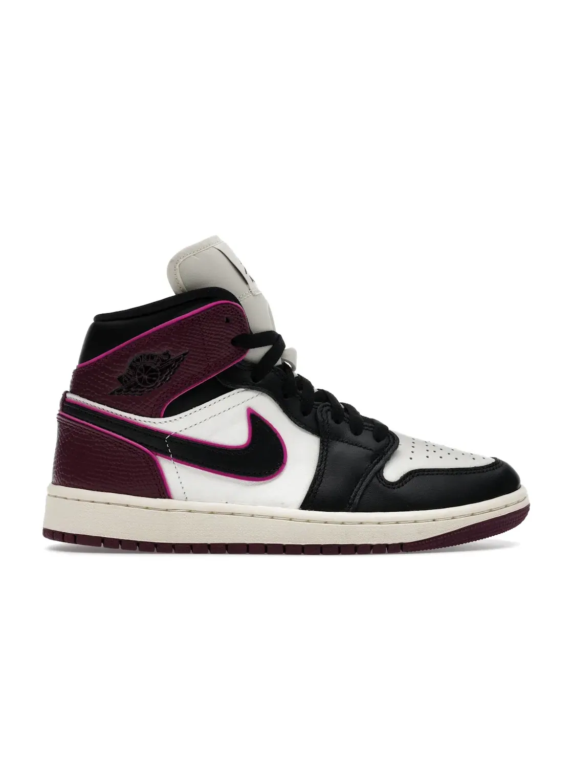 Женские кроссовки с высоким берцем Jordan 1 Mid SE Jordan — изображение 1 из 4, розовый//черный
