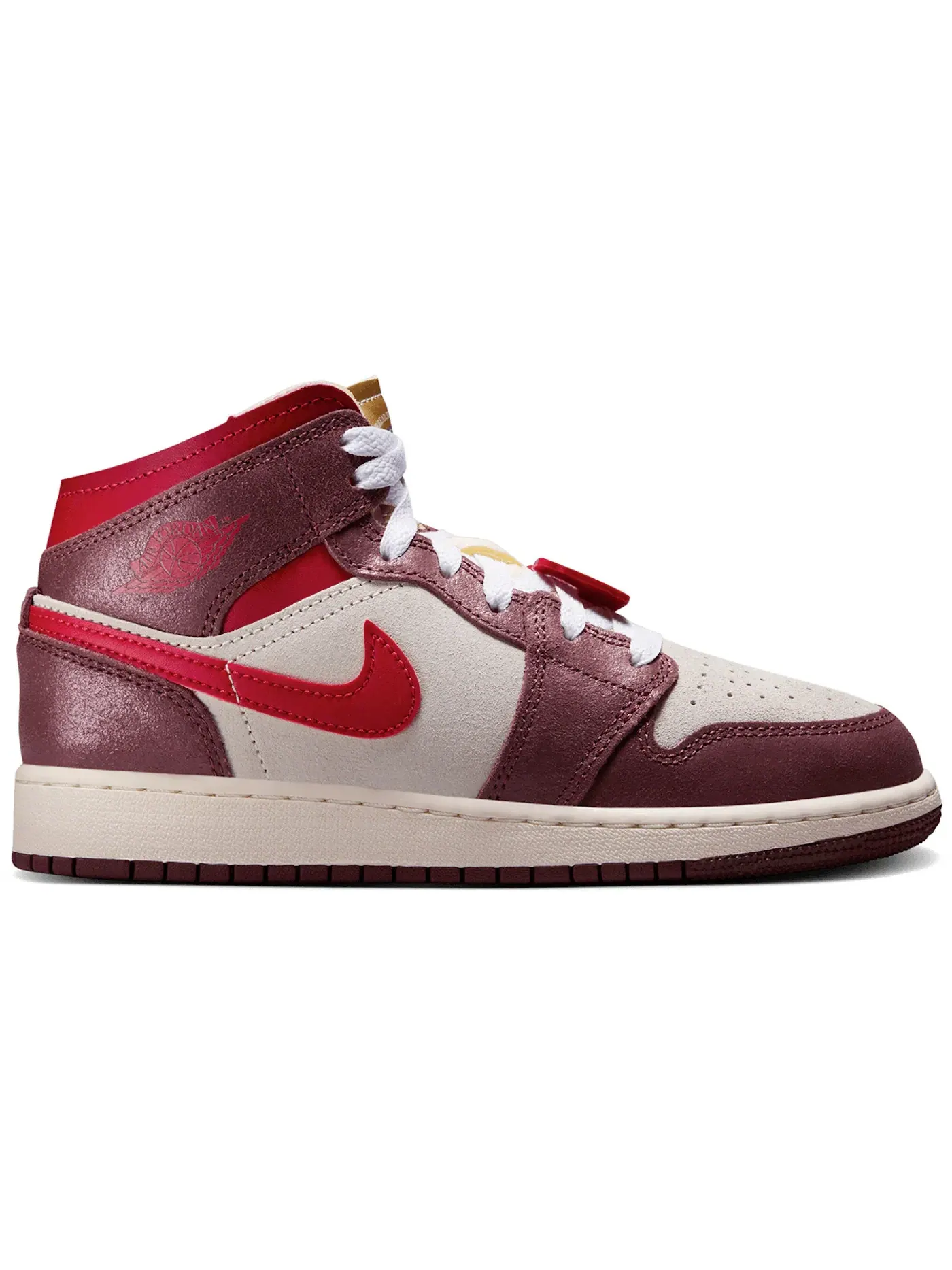 Детские кроссовки lifestyle с принтом Jordan 1 Mid SE Bread, Butter & Sole Jordan — изображение 1 из 1