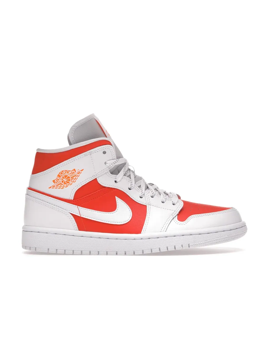 Женские кроссовки с кожаным верхом Jordan 1 Mid SE Bright Citrus Jordan — изображение 1 из 4, яркий/белый