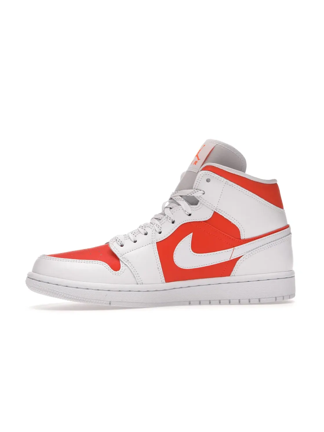 Женские кроссовки с кожаным верхом Jordan 1 Mid SE Bright Citrus Jordan — изображение 3 из 4, яркий/белый