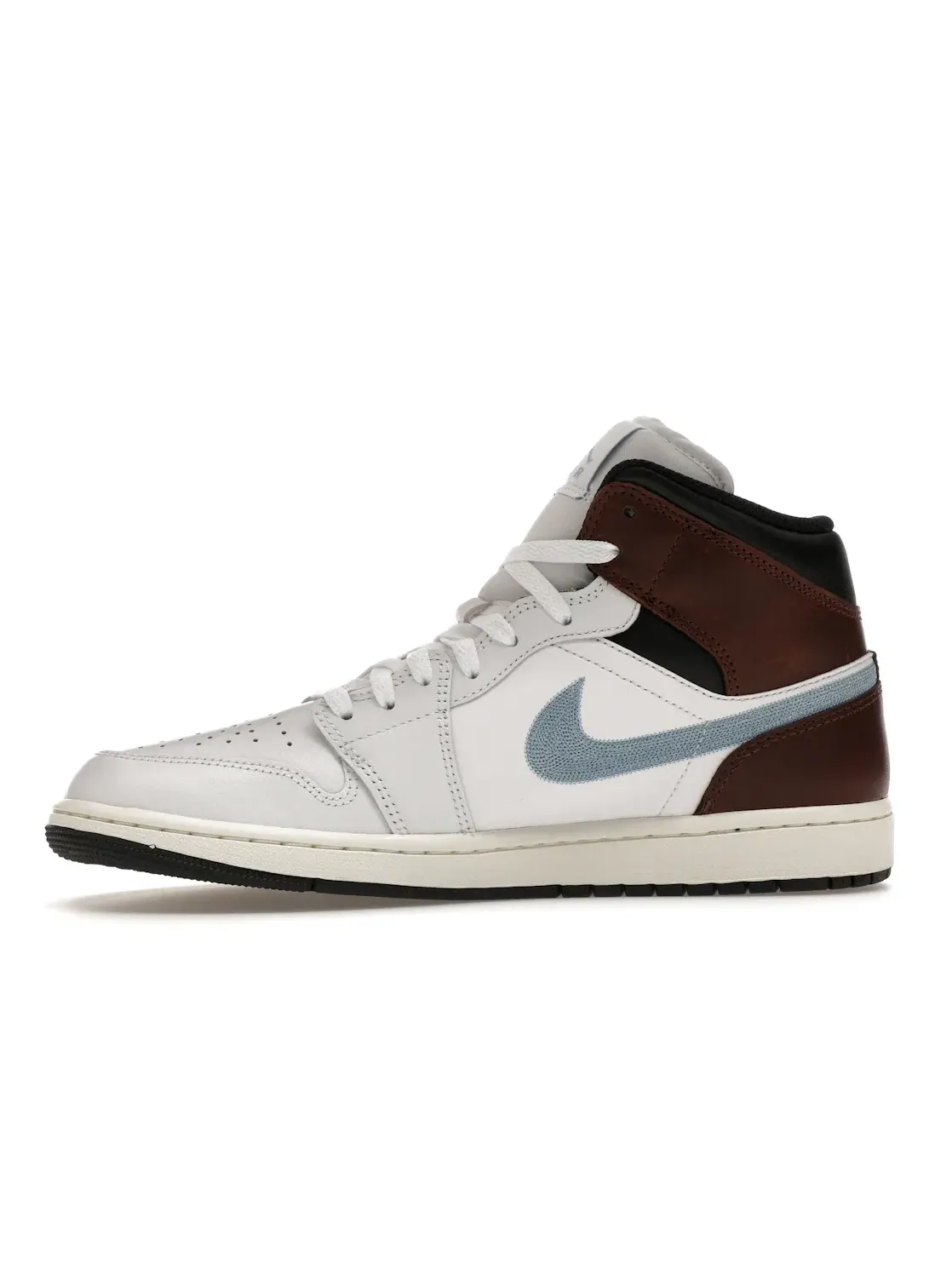 Мужские кроссовки Lifestyle Jordan 1 Mid SE Jordan — изображение 3 из 4, белый/синий серый/черный