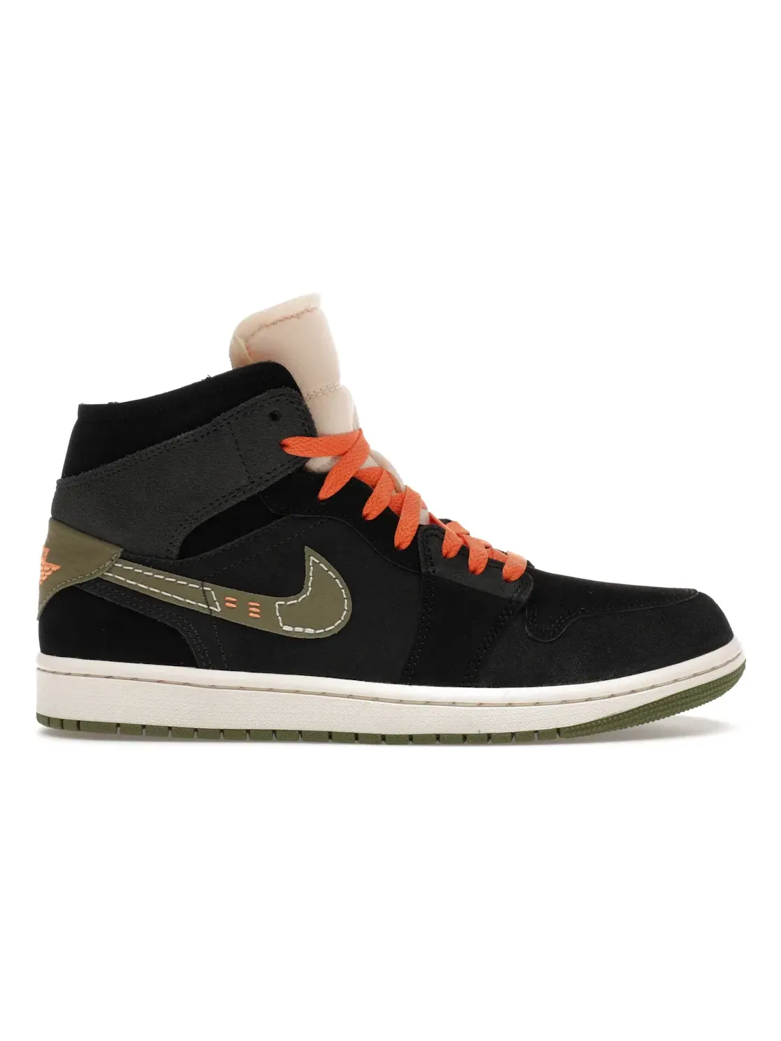 Мужские кроссовки с контрастной расцветкой Jordan 1 Mid SE Craft Jordan — изображение 1 из 4
