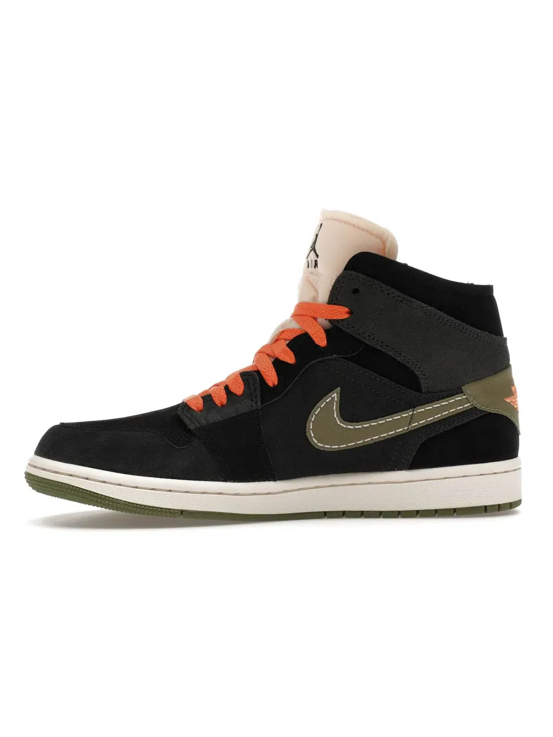 Мужские кроссовки с контрастной расцветкой Jordan 1 Mid SE Craft Jordan — изображение 3 из 4