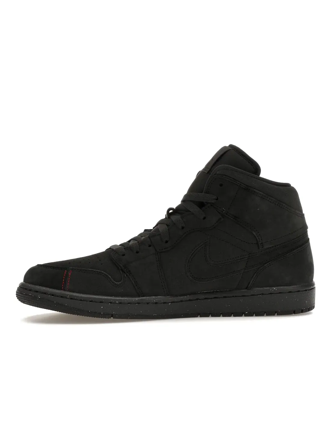 Мужские кроссовки из замши и кожи Jordan 1 Mid SE Craft Dark Smoke Red Jordan — изображение 3 из 4