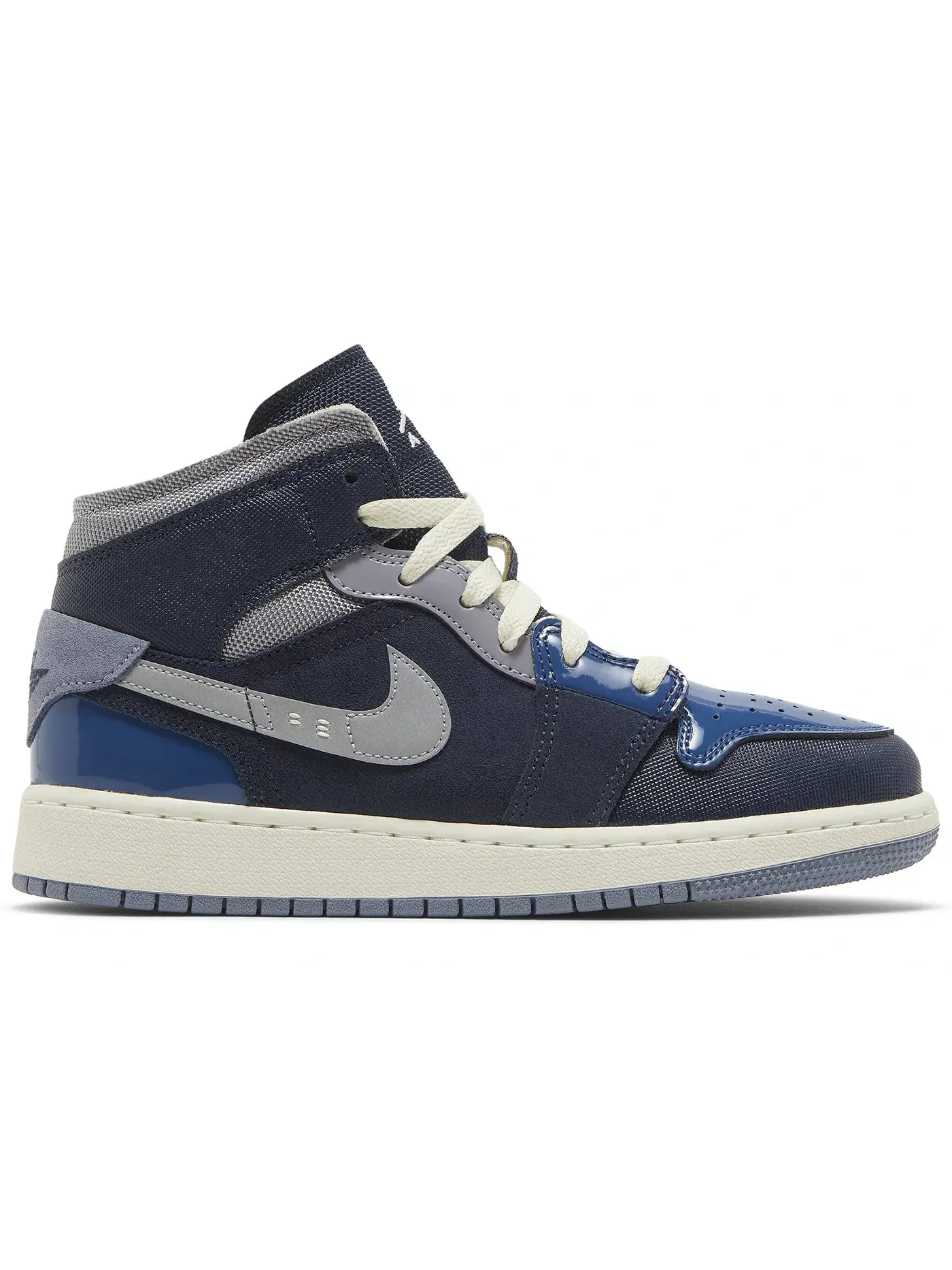 Детские кроссовки Lifestyle Jordan 1 Mid SE Jordan — изображение 1 из 1, белый-синий