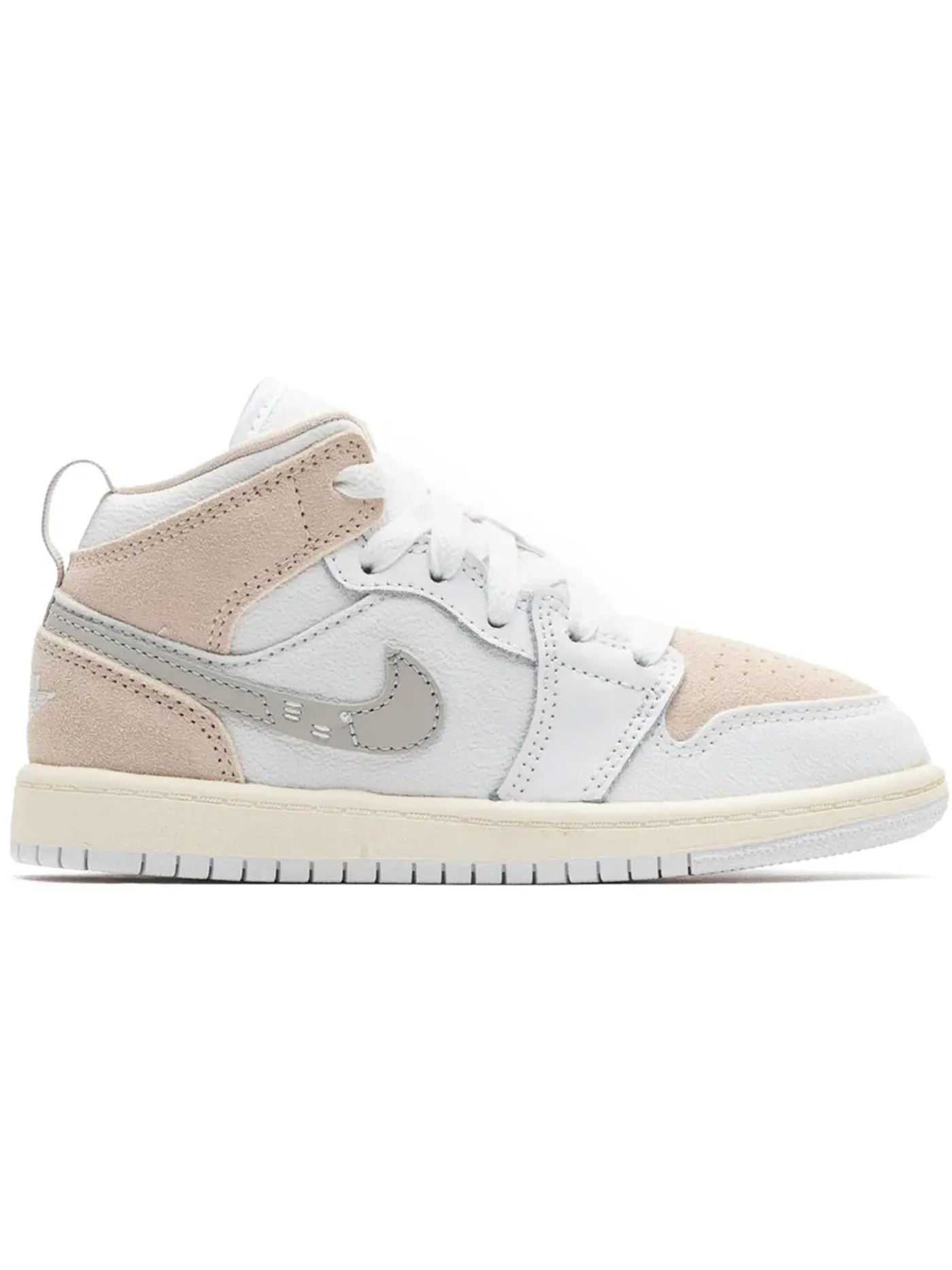 Детские кроссовки с длинным шнурком Jordan 1 Mid SE Craft Inside Out Tech Grey (PS) Jordan — изображение 1 из 1