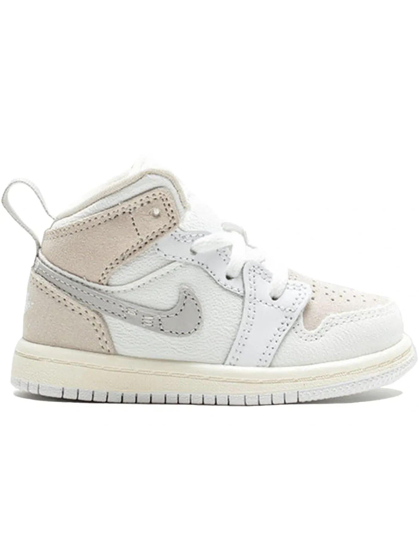 Детские кроссовки с принтом Jordan 1 Mid SE Craft Inside Out Tech Grey Jordan — изображение 1 из 1