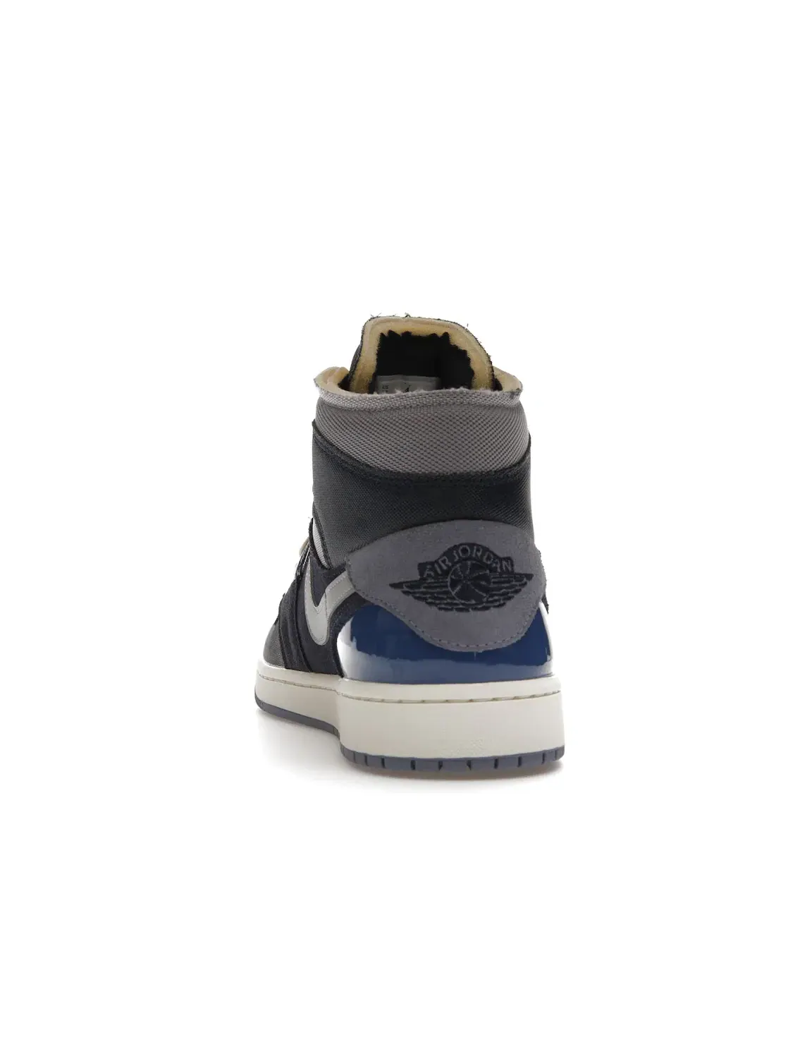 Мужские кроссовки с перфорированным носком Jordan 1 Mid SE Craft Jordan — изображение 4 из 4, синий//белый