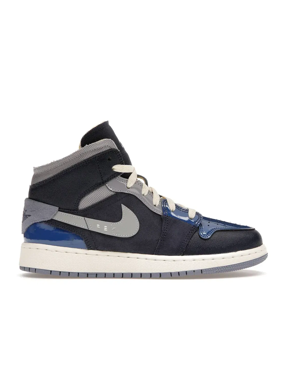 Детские кроссовки Lifestyle Jordan 1 Mid SE Craft Jordan — изображение 1 из 4, синий//белый