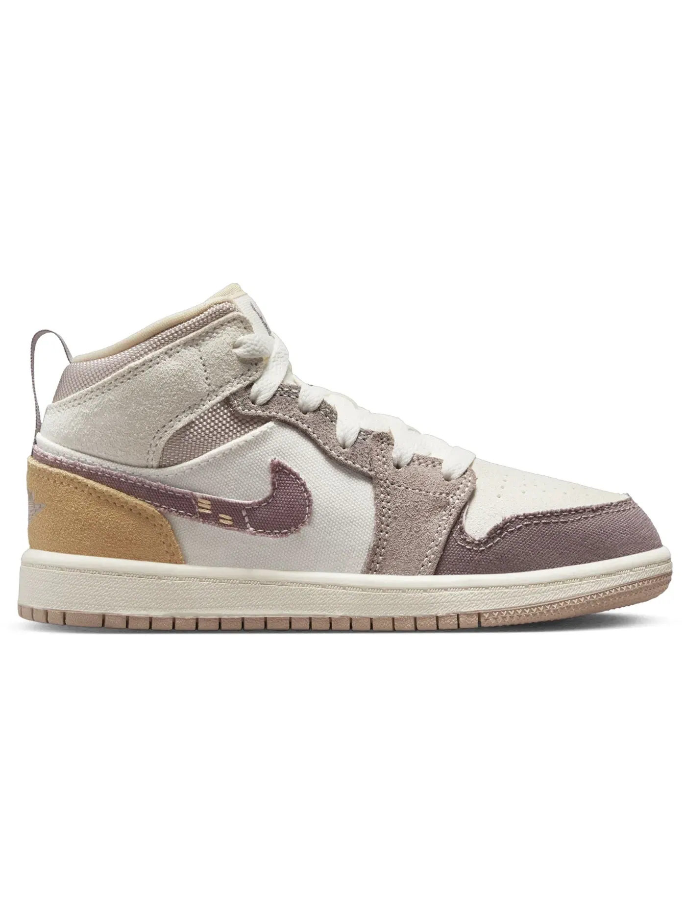 Детские кроссовки Lifestyle Jordan 1 Mid SE Craft Jordan — изображение 1 из 1, золотистый