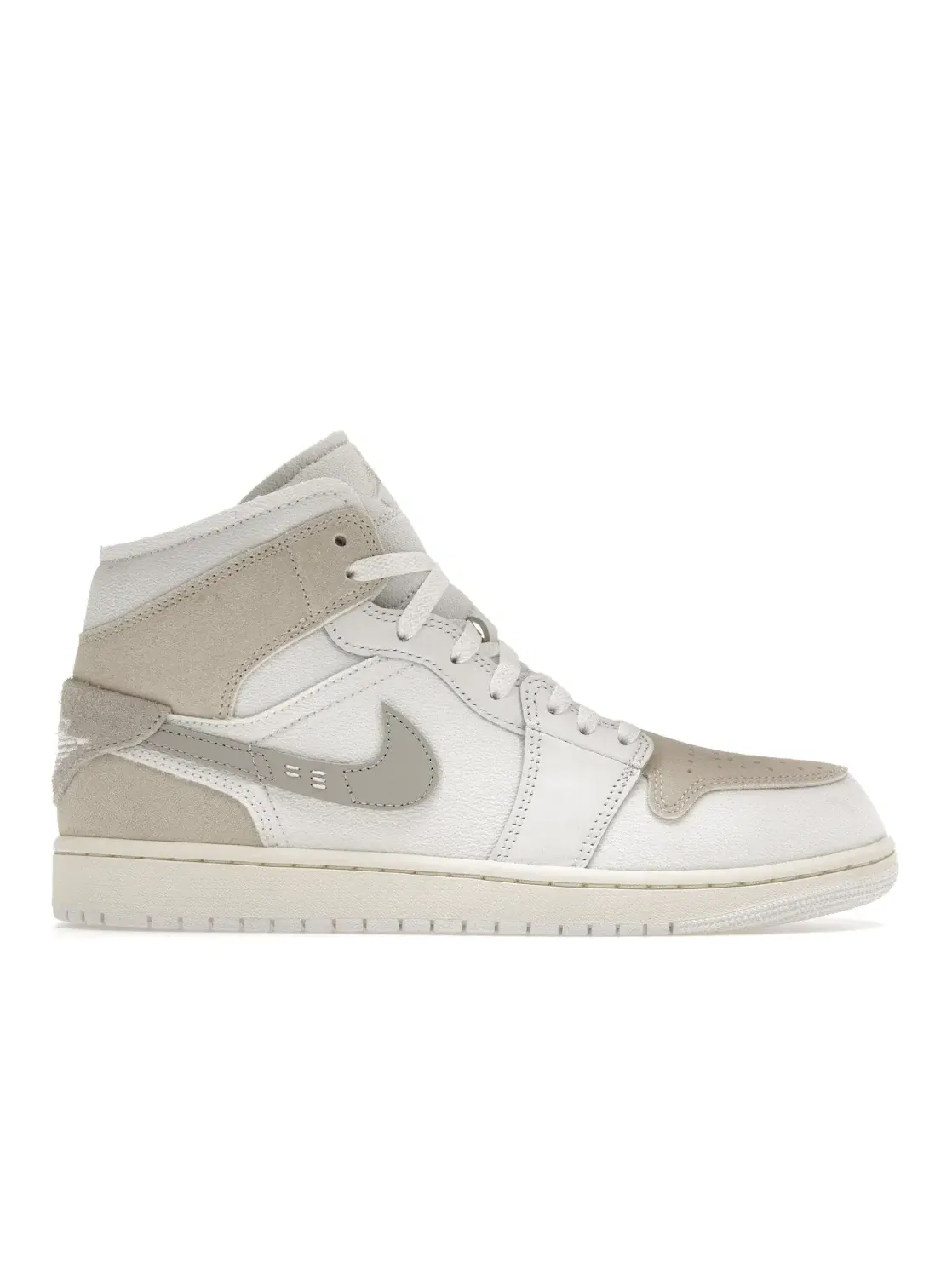 Мужские кроссовки Lifestyle с принтом Jordan 1 Mid SE Craft, Tech Grey — изображение 1 из 4