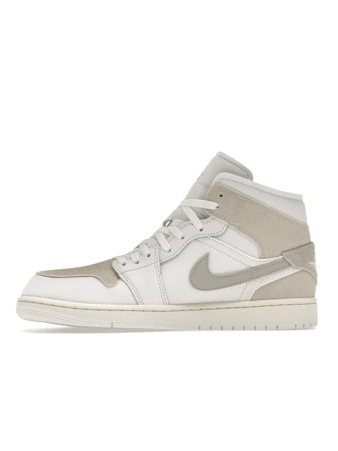 Мужские кроссовки Lifestyle с принтом Jordan 1 Mid SE Craft, Tech Grey — изображение 3 из 4