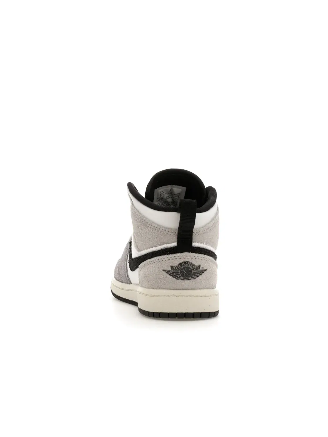 Детские кроссовки Lifestyle Jordan 1 Mid SE Jordan — изображение 4 из 4, серый/белый/серый/черный