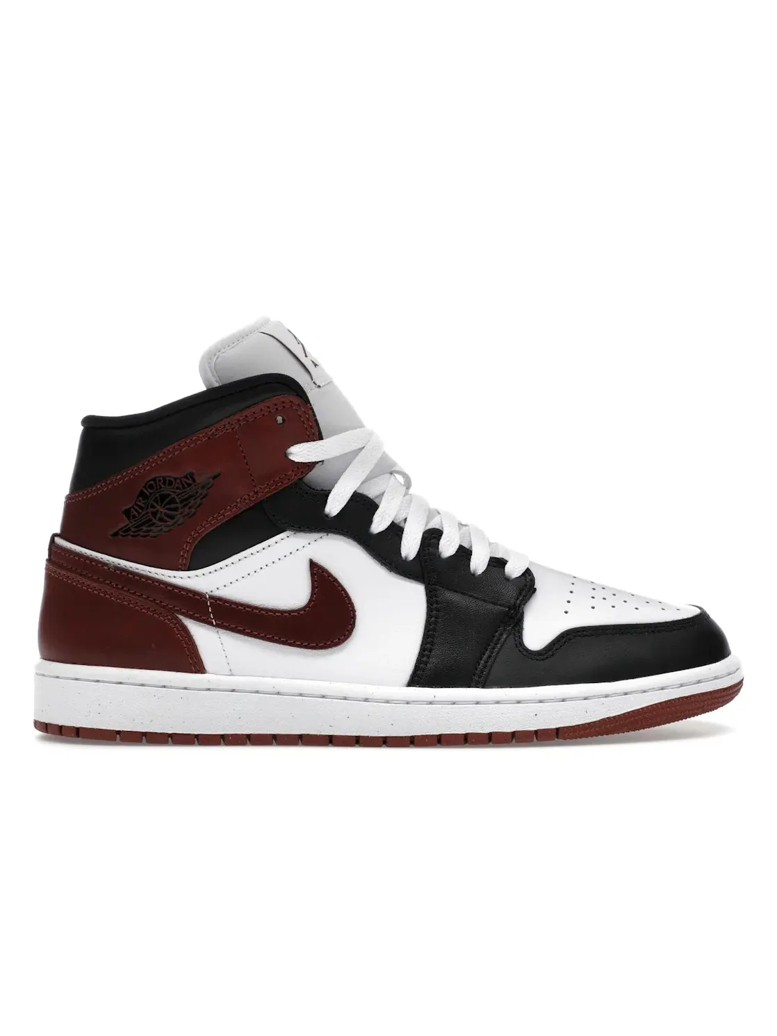 Мужские кроссовки Lifestyle с текстурой Dark Pony Jordan 1 Mid SE Jordan — изображение 1 из 4, белый/черный/темный