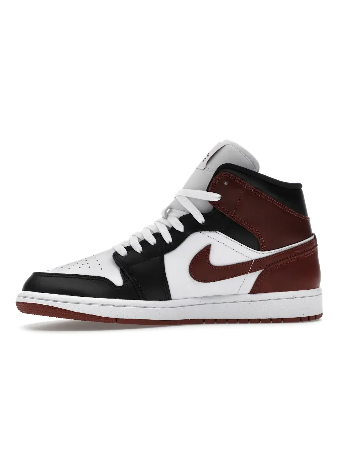 Мужские кроссовки Lifestyle с текстурой Dark Pony Jordan 1 Mid SE Jordan — изображение 3 из 4, белый/черный/темный
