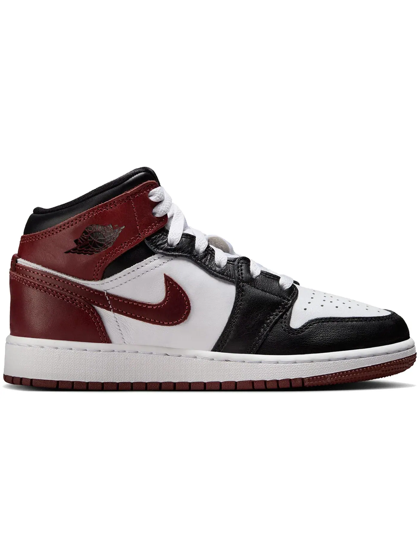 Детские кроссовки Lifestyle Jordan 1 Mid SE Jordan — изображение 1 из 1, белый/темный/черный