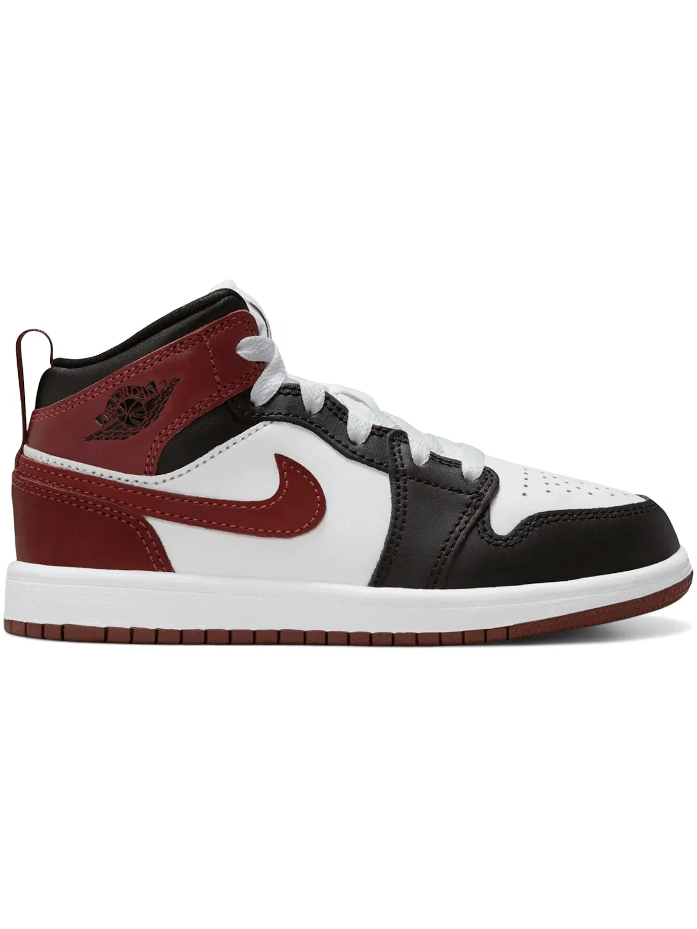 Детские кроссовки Lifestyle Jordan 1 Mid SE Jordan — изображение 1 из 1, белый/черный/темный