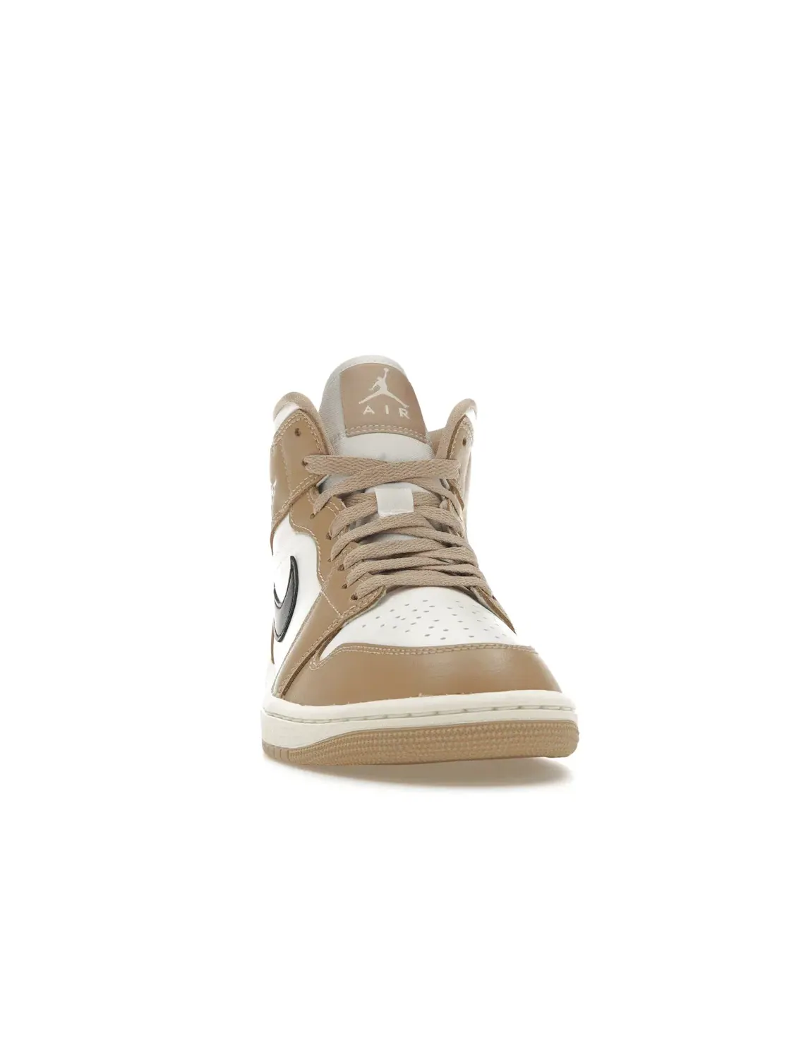 Женские кроссовки Lifestyle с кожаным верхом Jordan 1 Mid SE — изображение 2 из 4, черный