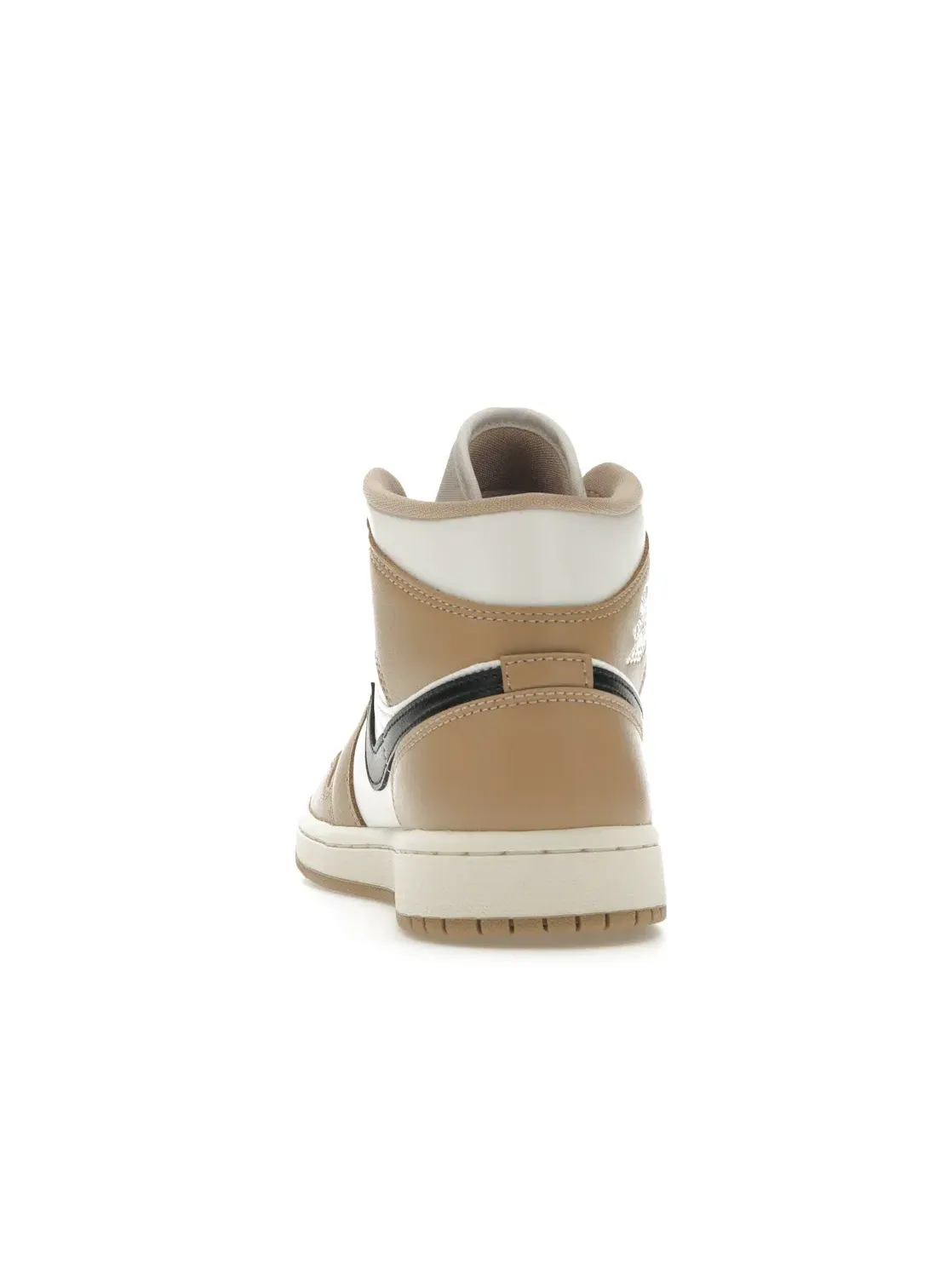 Женские кроссовки Lifestyle с кожаным верхом Jordan 1 Mid SE — изображение 4 из 4, черный