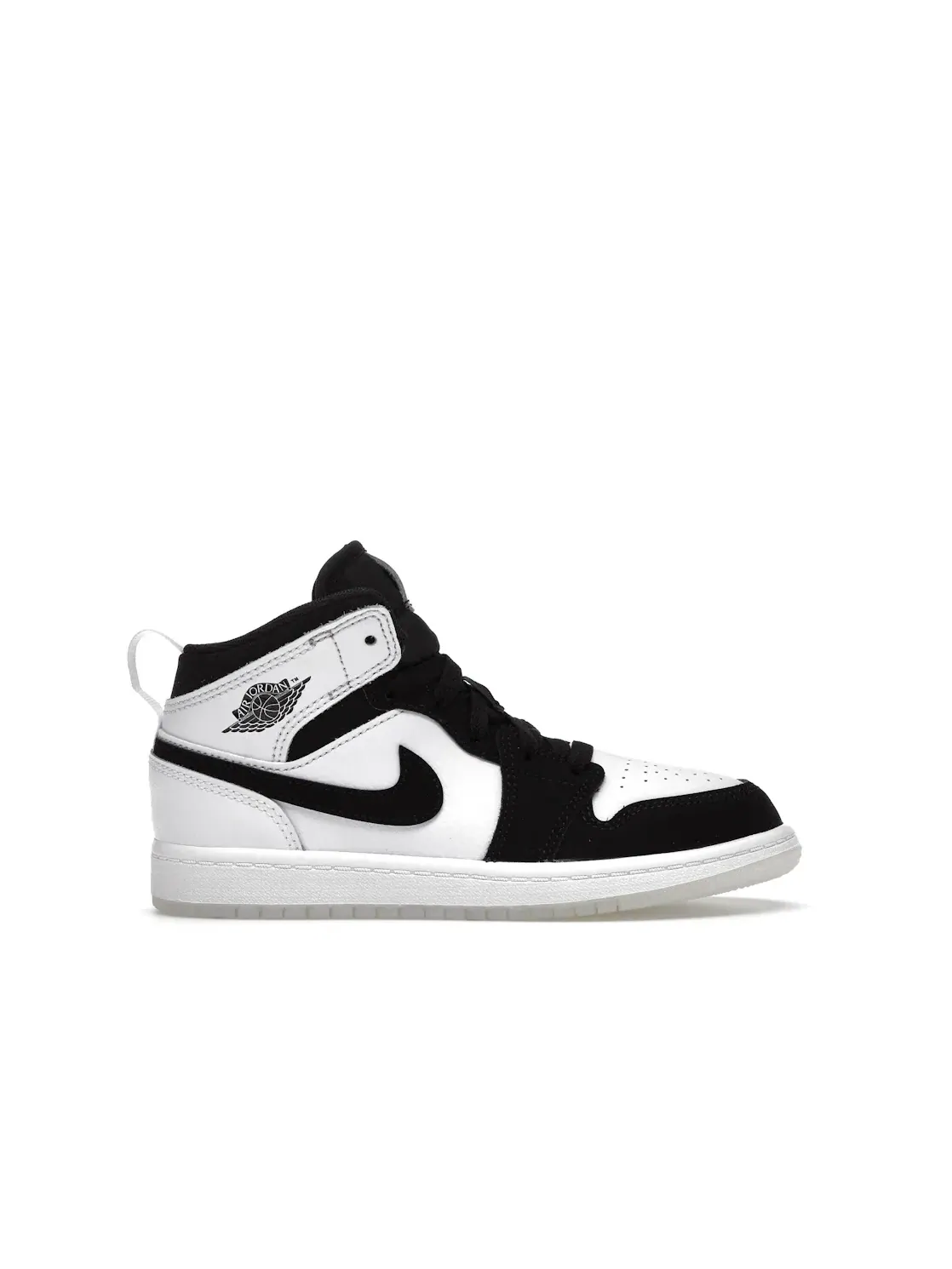Детские кроссовки с принтом Jordan 1 Mid SE Diamond Jordan — изображение 1 из 4, белый/мульти/черный
