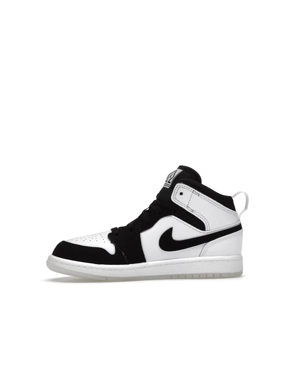 Детские кроссовки с принтом Jordan 1 Mid SE Diamond Jordan — изображение 3 из 4, белый/мульти/черный