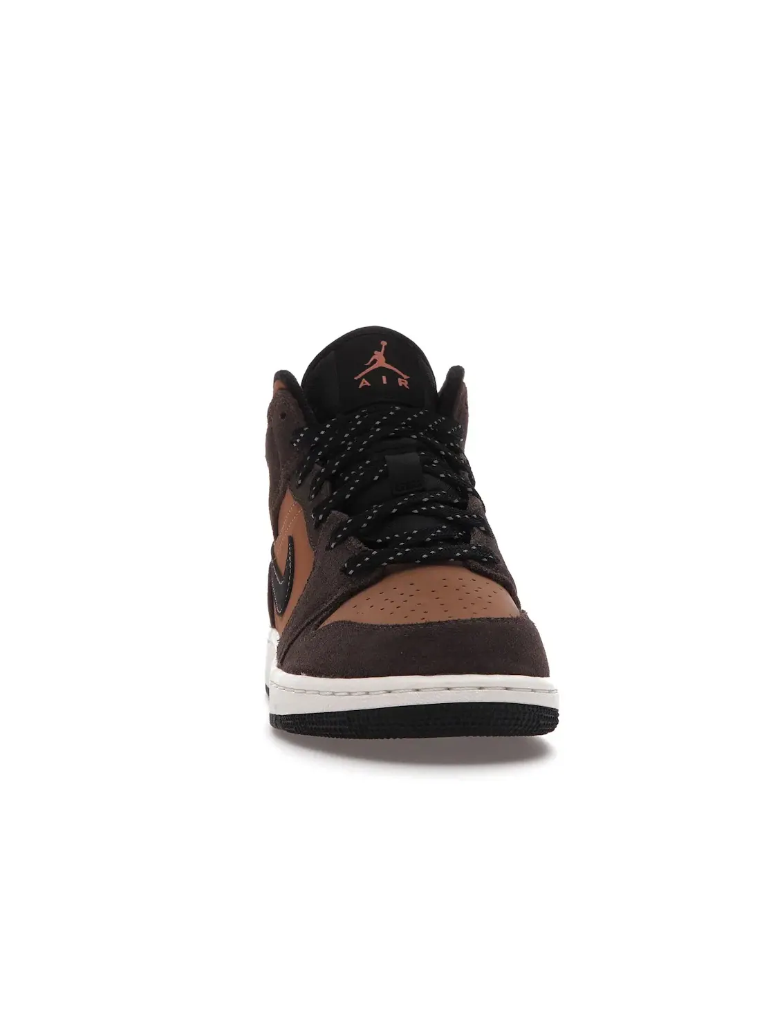 Детские кроссовки Lifestyle с замшевым верхом Jordan 1 Mid SE — изображение 2 из 4, темный/коричневый/черный