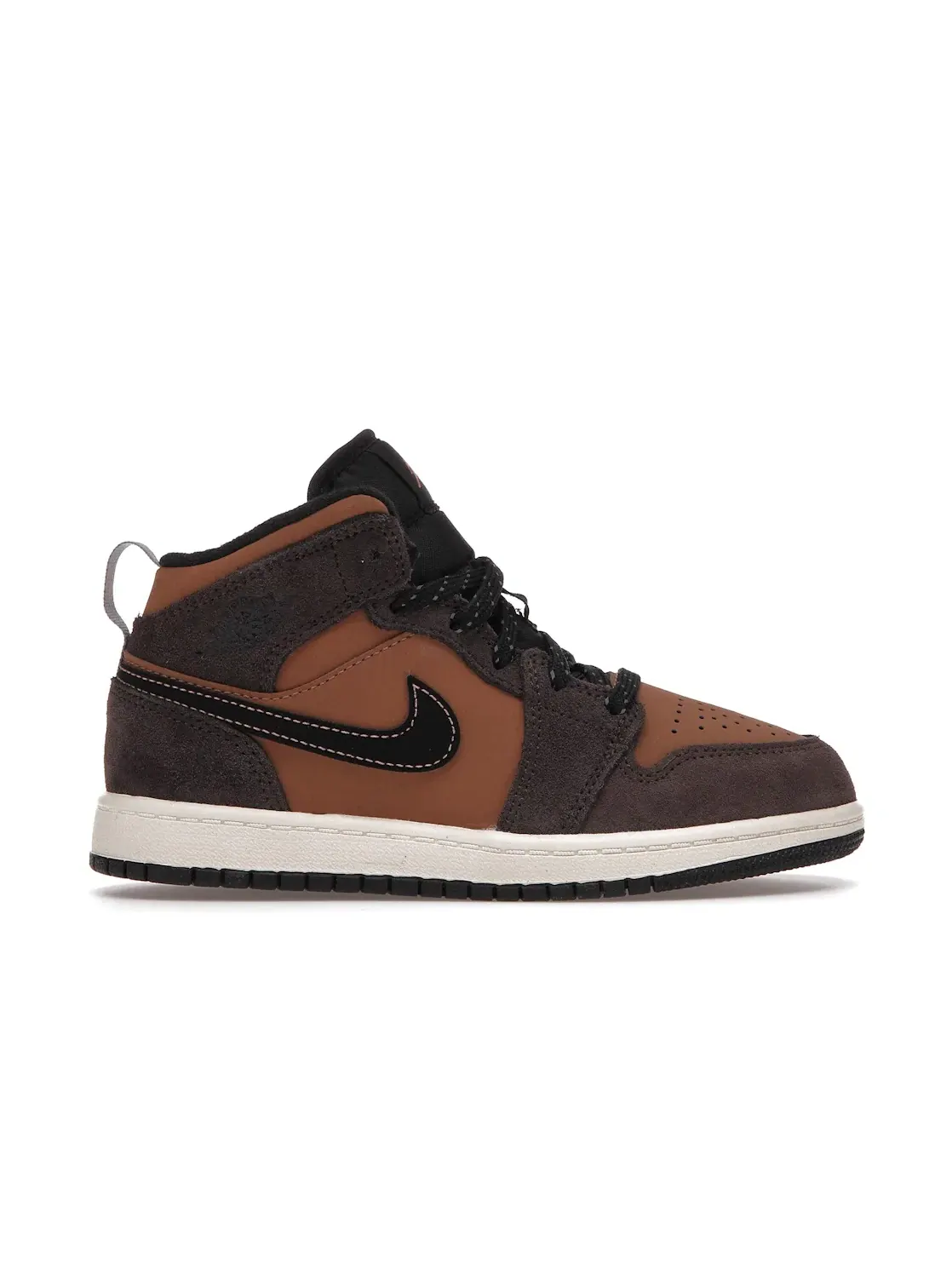 Детские кроссовки Lifestyle Jordan 1 Mid SE — изображение 1 из 4, темный/коричневый/черный