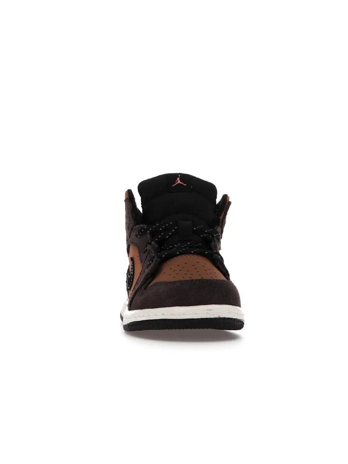 Детские кроссовки с высоким берцем Jordan 1 Mid SE Dark Chocolate — изображение 2 из 4, темный/коричневый/черный