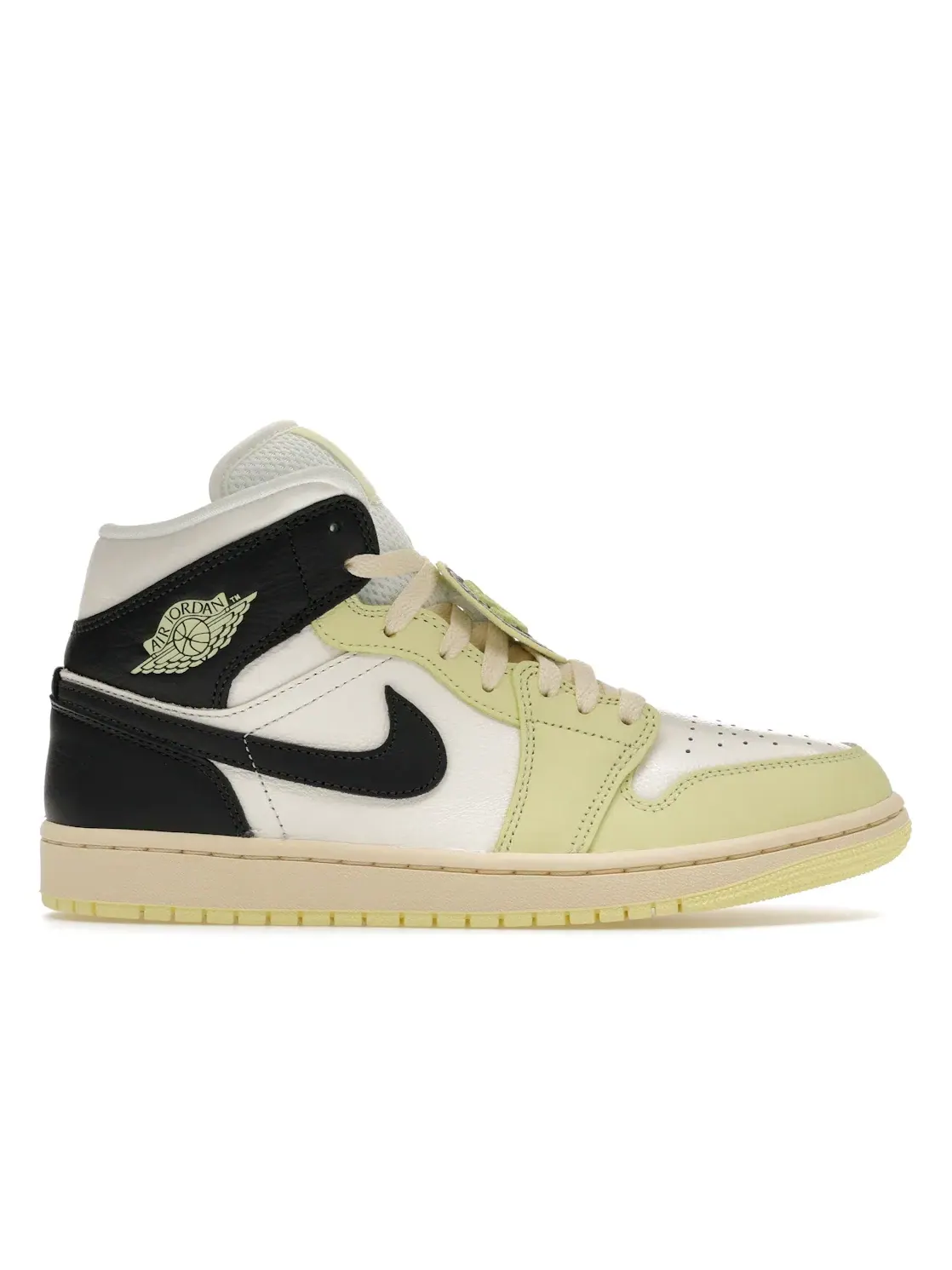 Женские кроссовки Lifestyle с длинным шнурованием Jordan 1 Mid SE Jordan — изображение 1 из 4, зеленый