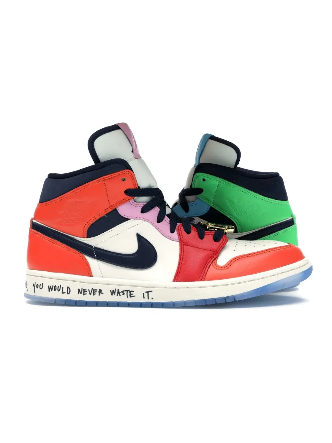 Женские кроссовки с принтом Jordan 1 Mid SE Fearless Melody Ehsani — изображение 1 из 4, мульти