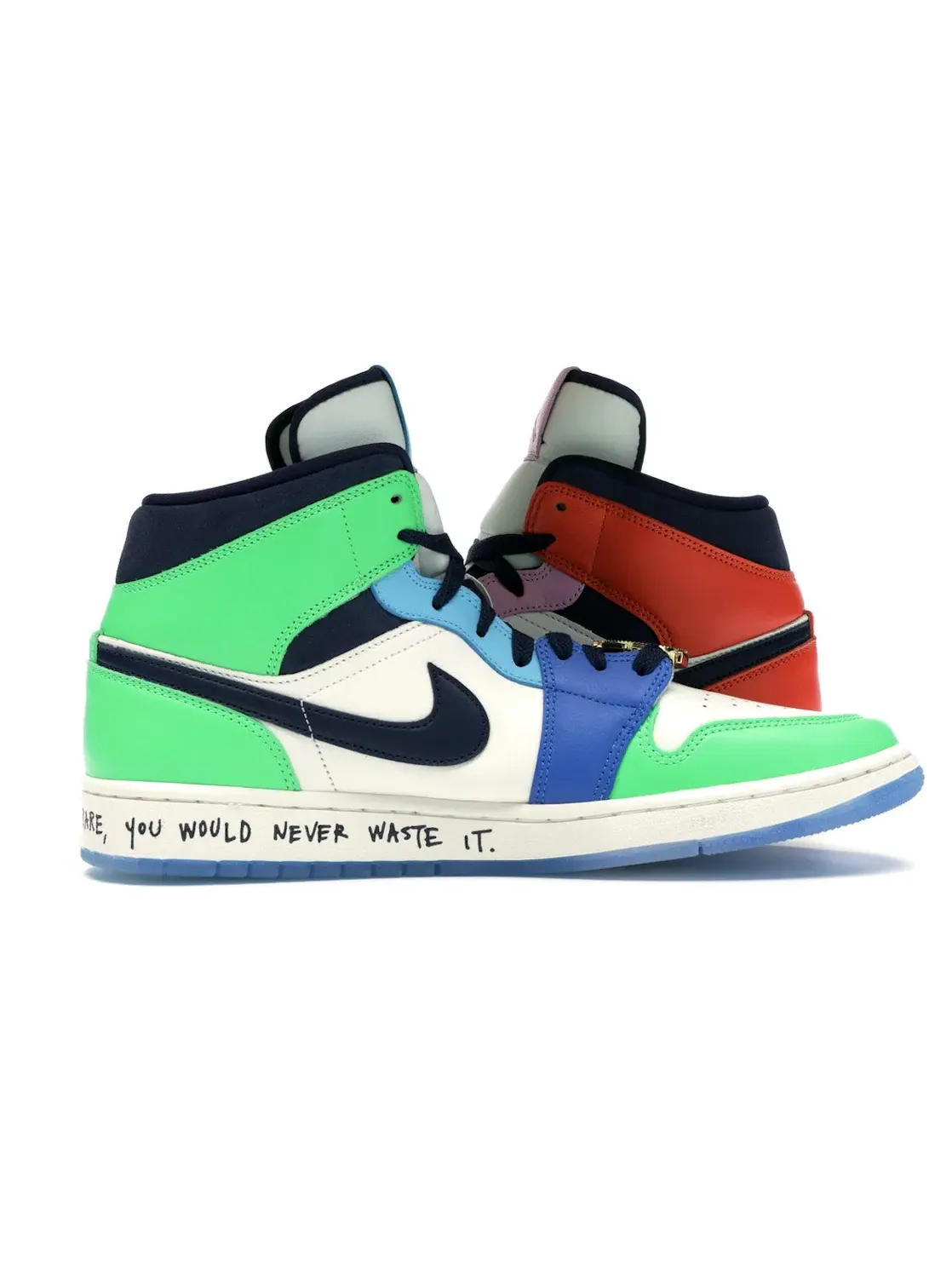 Женские кроссовки с принтом Jordan 1 Mid SE Fearless Melody Ehsani — изображение 3 из 4, мульти