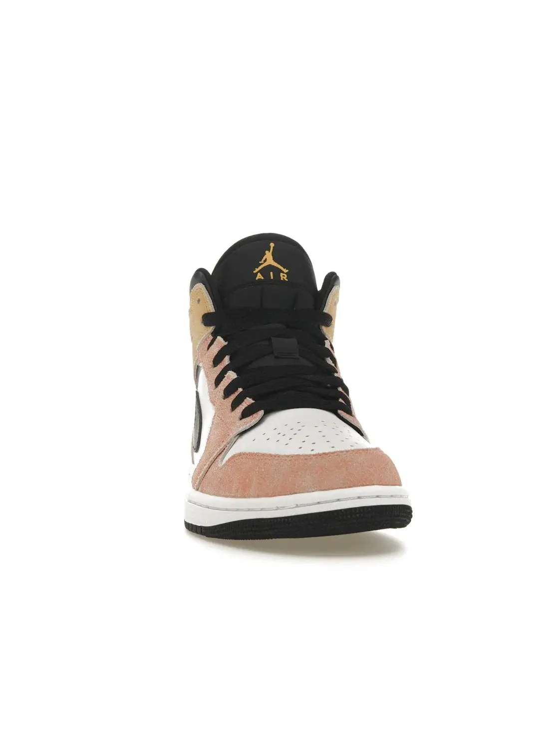 Мужские кроссовки с цветными вставками Jordan 1 Mid SE Flight Club Jordan — изображение 2 из 4, белый-черный