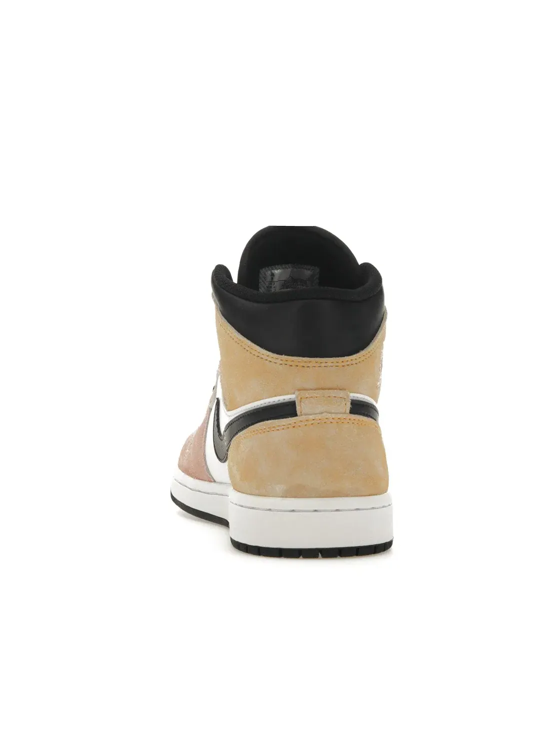 Мужские кроссовки с цветными вставками Jordan 1 Mid SE Flight Club Jordan — изображение 4 из 4, белый-черный