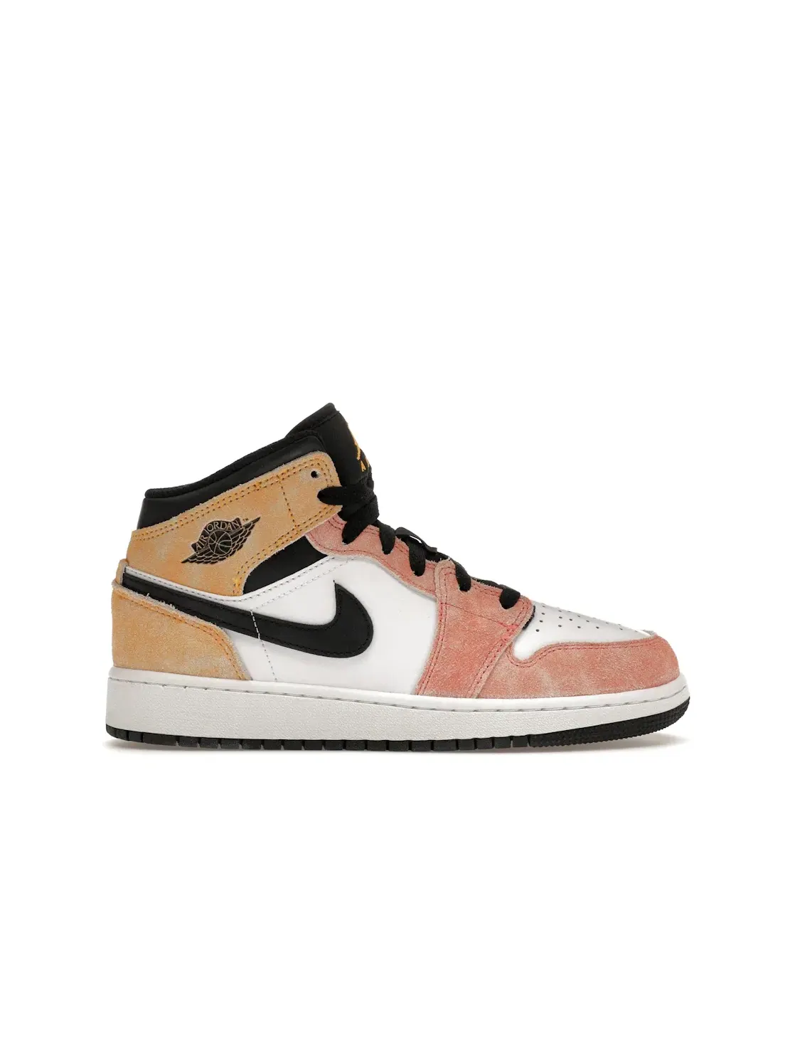 Детские кроссовки с высоким берцем Jordan 1 Mid SE Flight Club Jordan — изображение 1 из 4, белый/черный