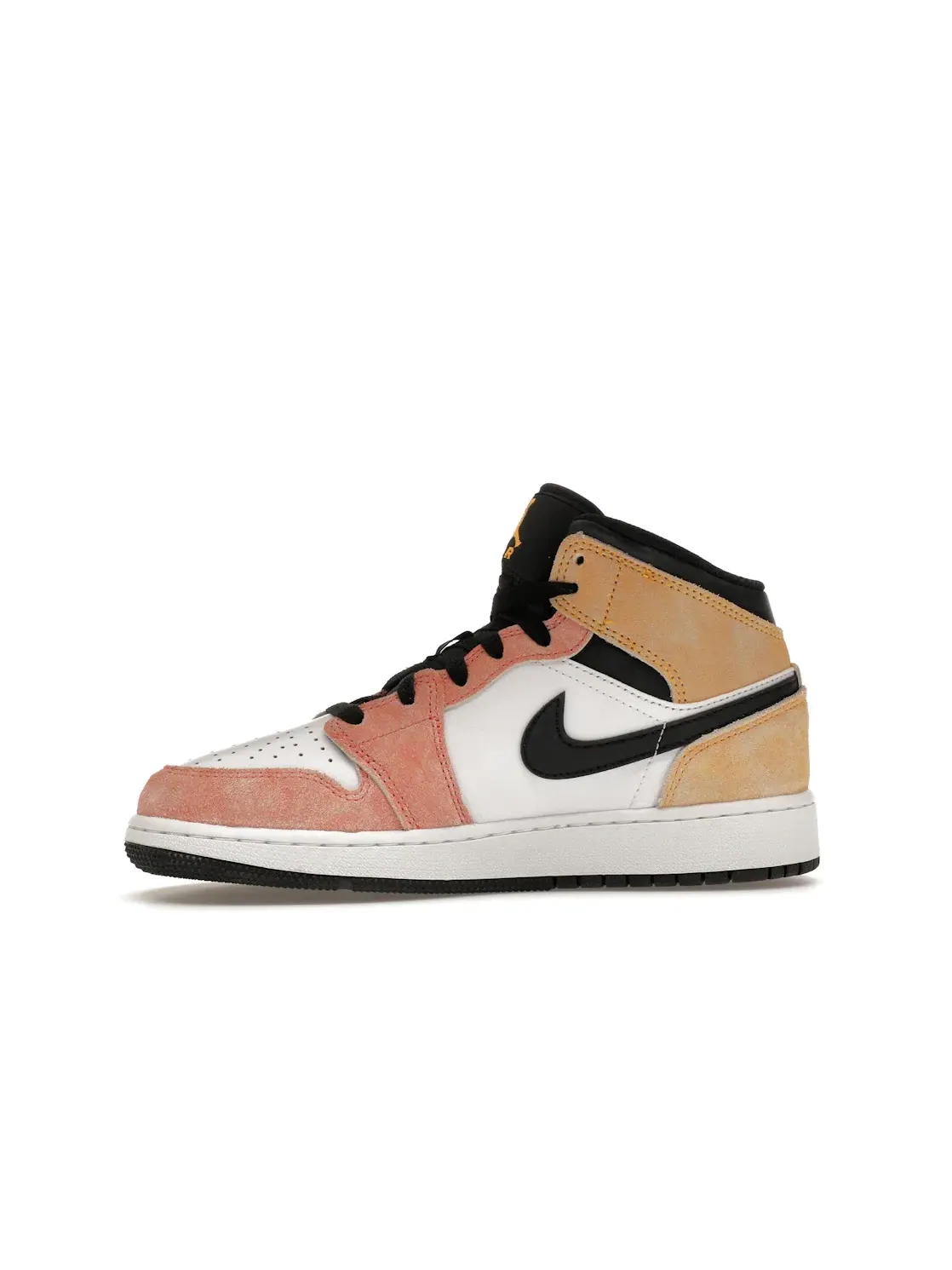 Детские кроссовки с высоким берцем Jordan 1 Mid SE Flight Club Jordan — изображение 3 из 4, белый/черный