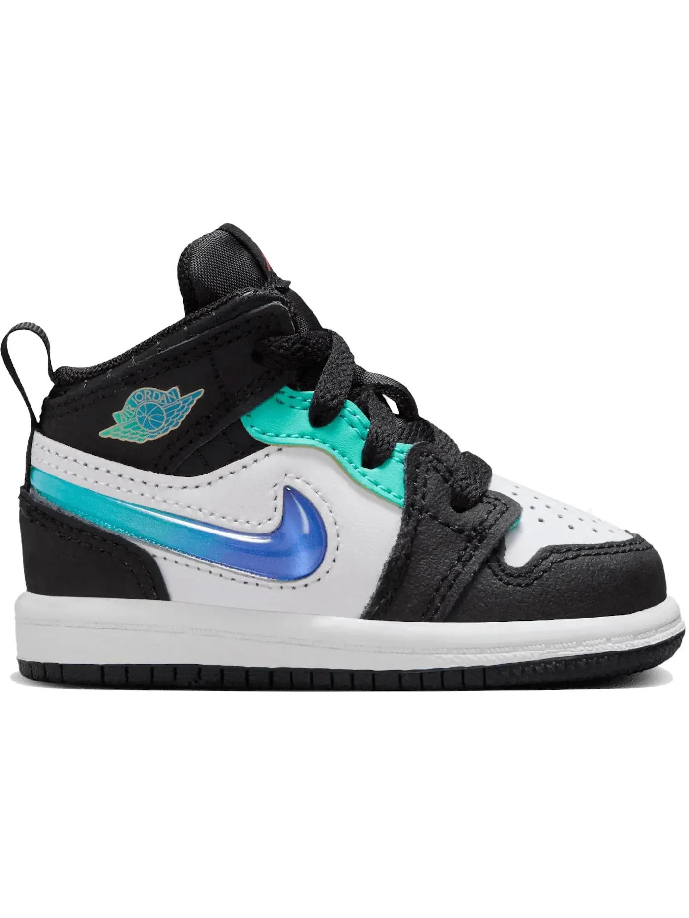 Детские кроссовки Lifestyle Jordan 1 Mid SE Jordan — изображение 1 из 1, черный/белый//красный