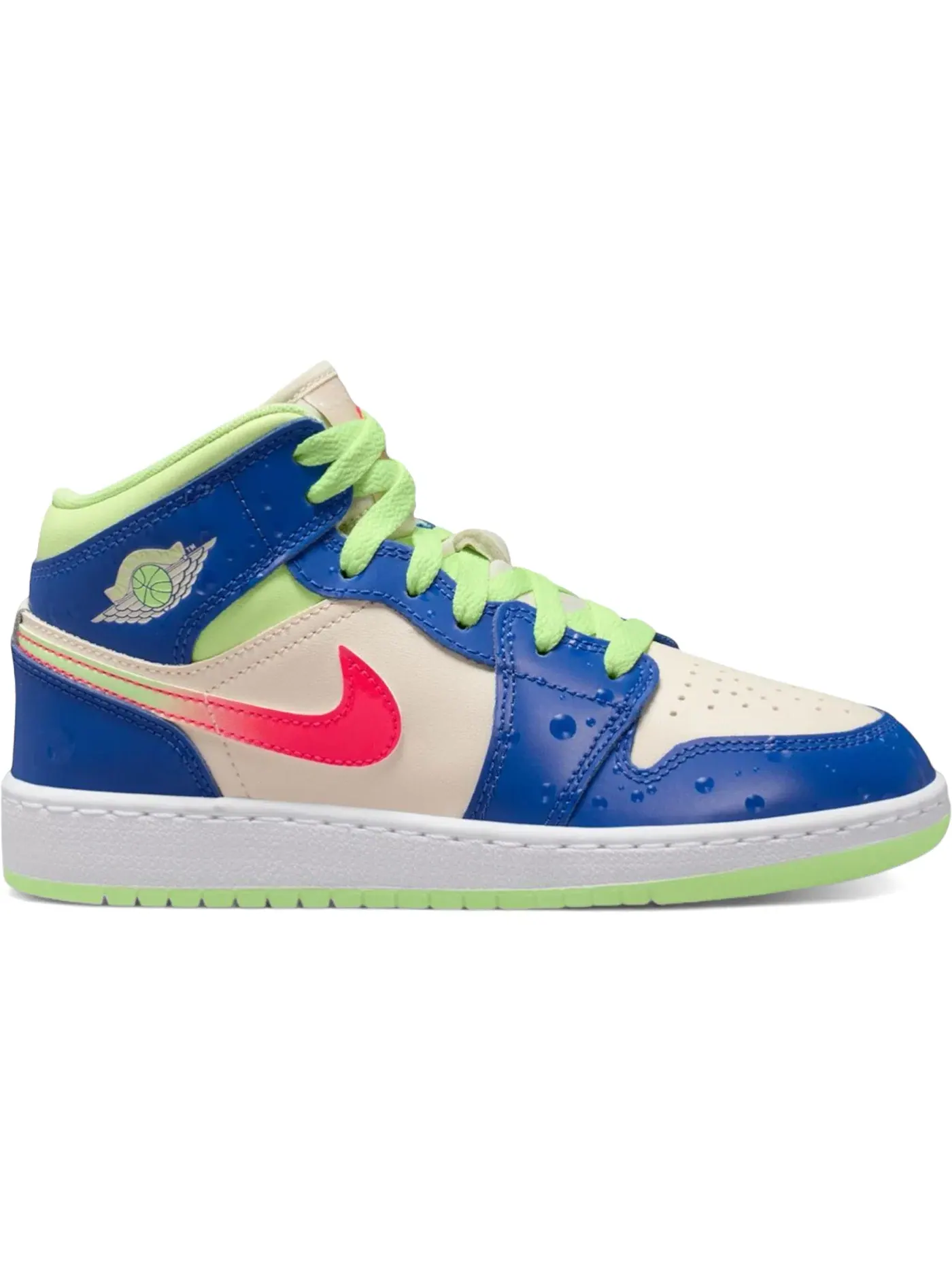 Детские кроссовки с принтом Jordan 1 Mid SE Jordan — изображение 1 из 1, бледный слоновая кость