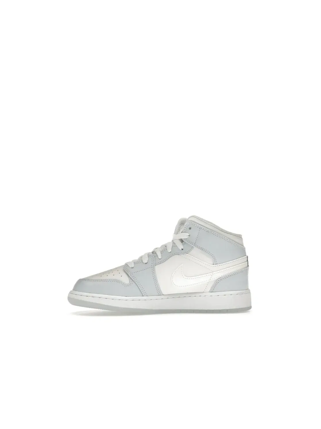 Детские кроссовки Lifestyle с блестящим свишем Jordan 1 Mid SE — изображение 3 из 4, синий/белый/белый/синий