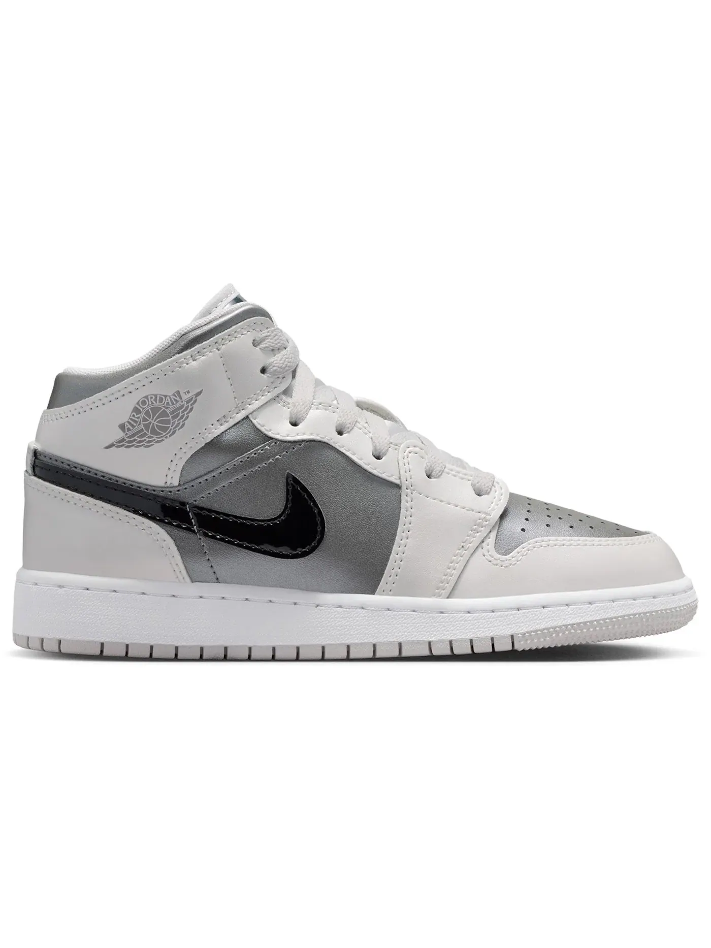 Детские кроссовки с высоким берцем Jordan 1 Mid SE Jordan — изображение 1 из 1, черный/синий