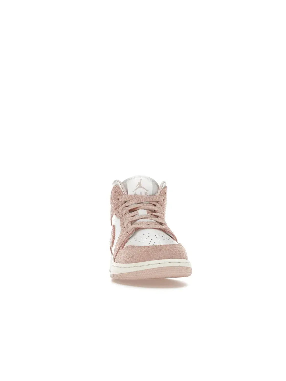 Детские кроссовки Lifestyle с принтом Jordan 1 Mid SE Jordan — изображение 2 из 4, белый розовый