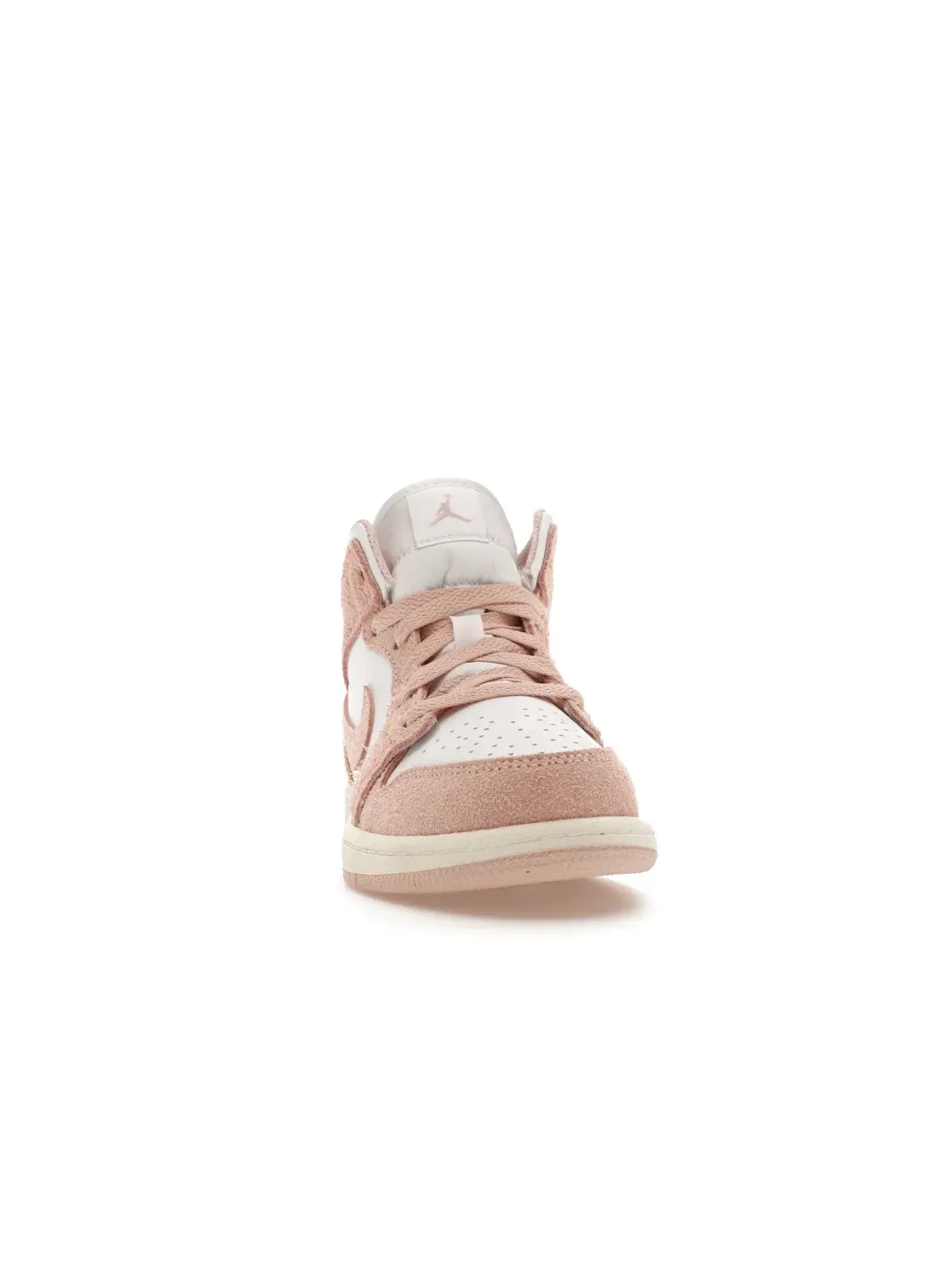 Детские кроссовки Lifestyle Jordan 1 Mid SE Jordan — изображение 2 из 4, белый//розовый