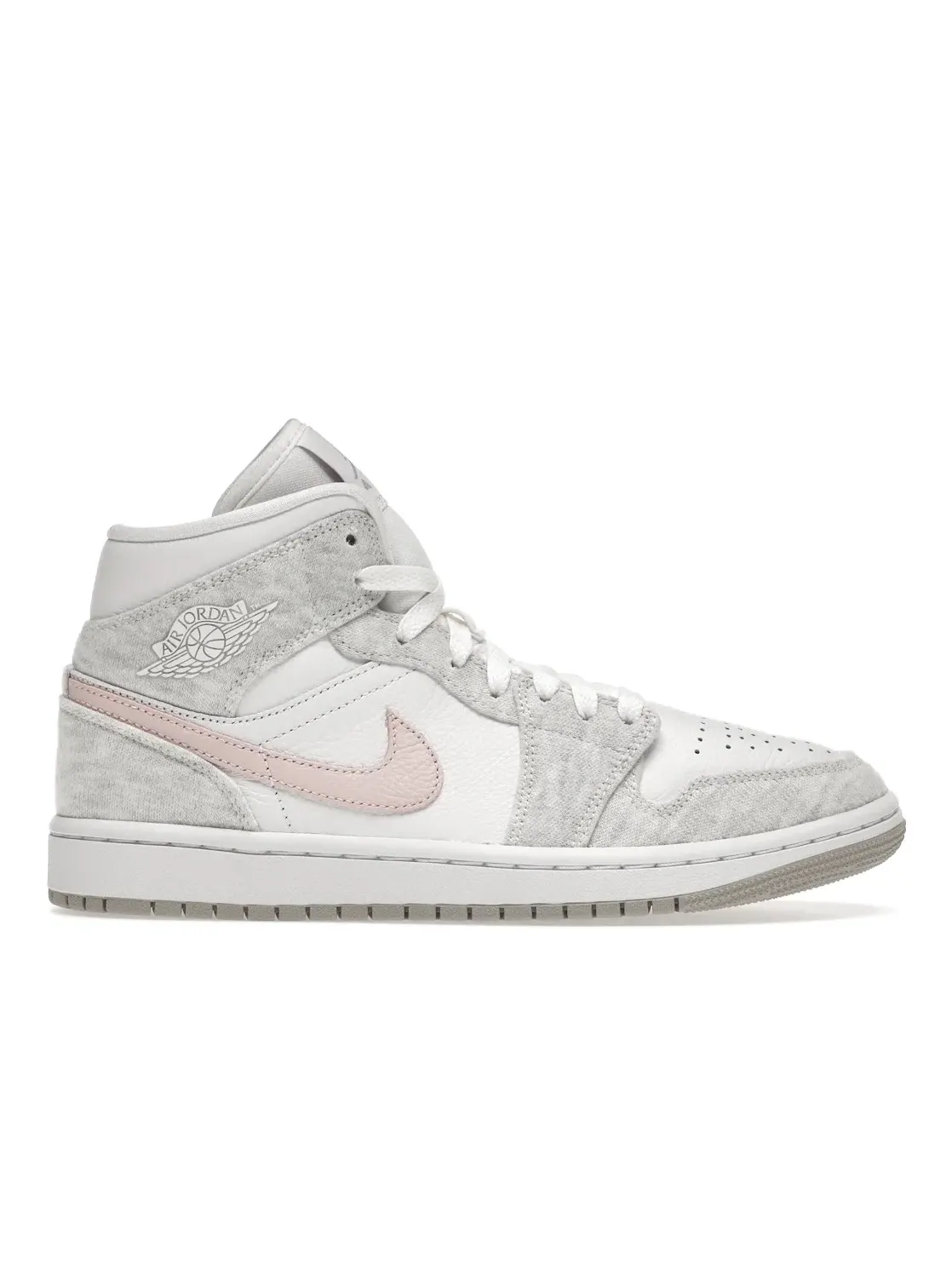 Женские кроссовки с высоким берцем Jordan 1 Mid SE Light Iron Ore (W) Jordan — изображение 1 из 4, светлый/-белый
