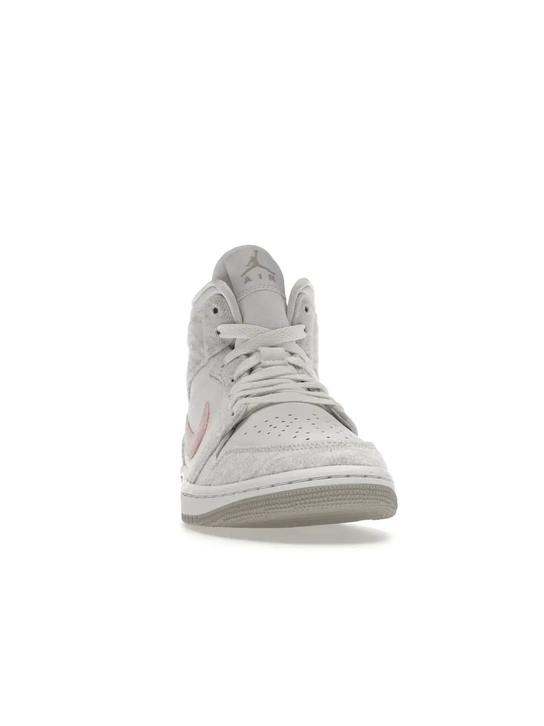 Женские кроссовки с высоким берцем Jordan 1 Mid SE Light Iron Ore (W) Jordan — изображение 2 из 4, светлый/-белый