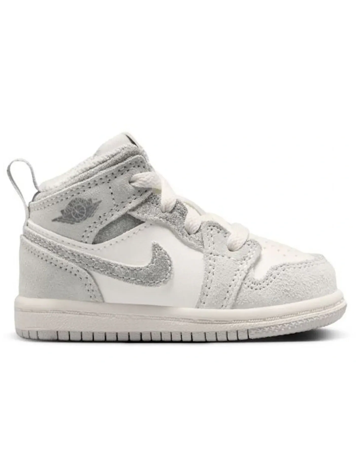Детские кроссовки Lifestyle Jordan 1 Mid SE Neutral Grey/Sail/Smoke Grey Jordan — изображение 1 из 1, серый//серый