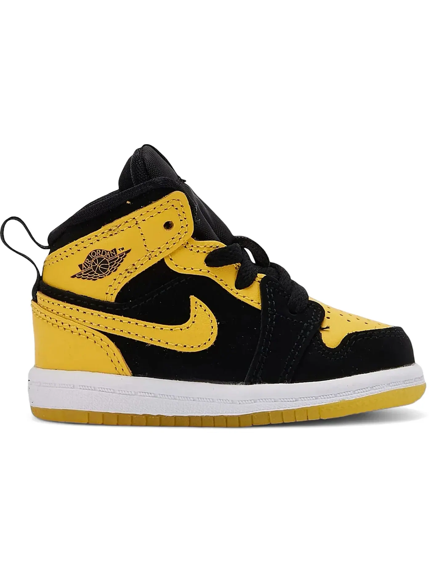 Детские кроссовки Lifestyle Jordan 1 Mid SE Jordan — изображение 1 из 1, черный/белый