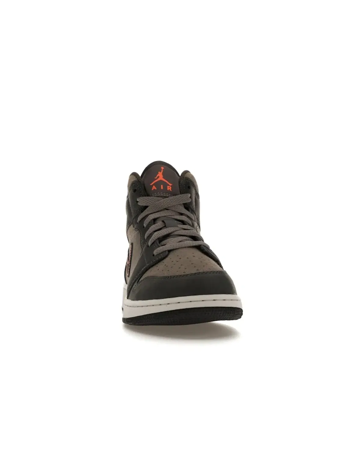 Детские кроссовки Lifestyle Jordan 1 Mid SE Jordan — изображение 2 из 4, черный--оранжевый-серый