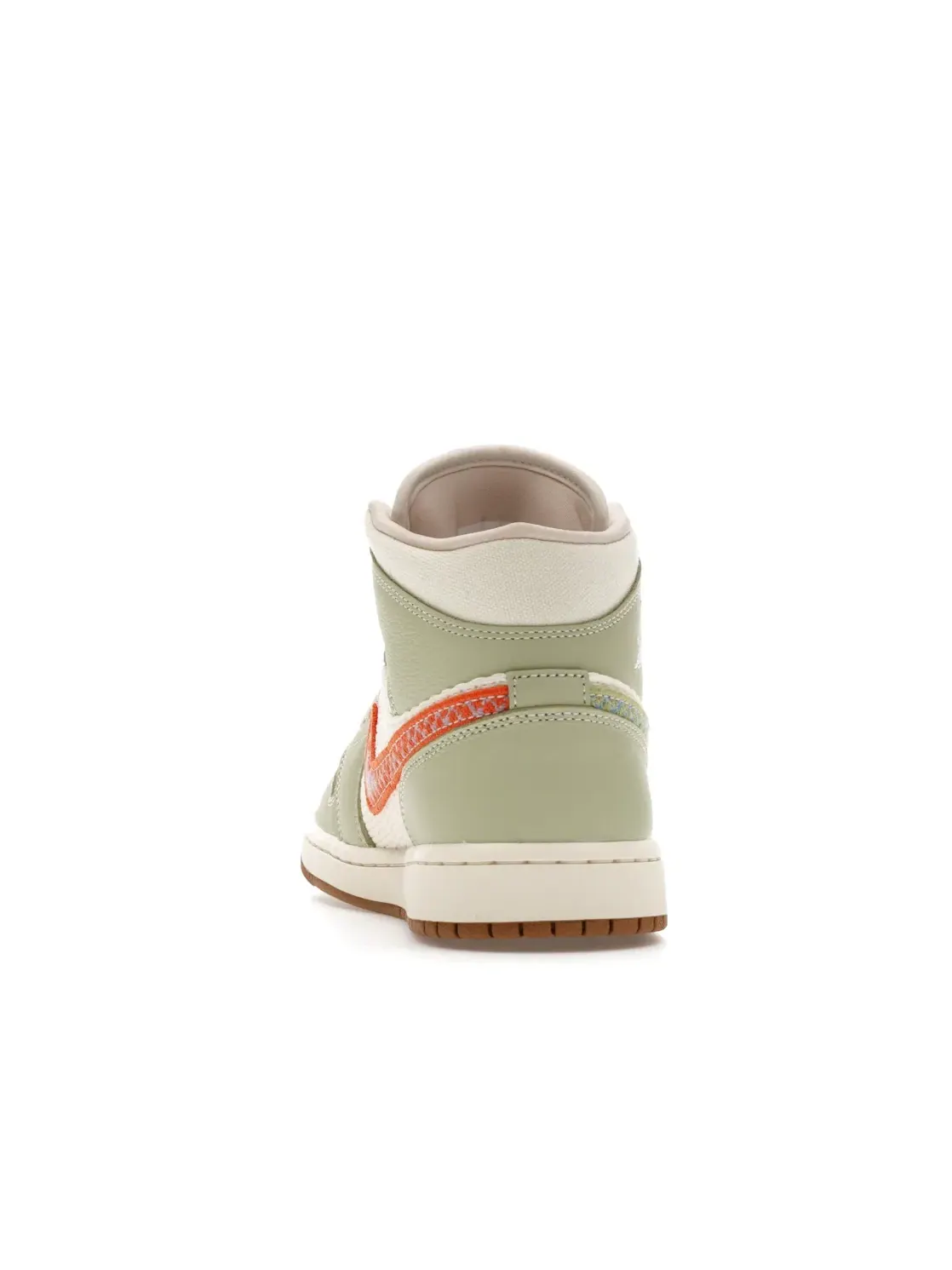 Женские кроссовки Lifestyle Jordan 1 Mid SE Jordan — изображение 4 из 4, оливковый//синий/белый
